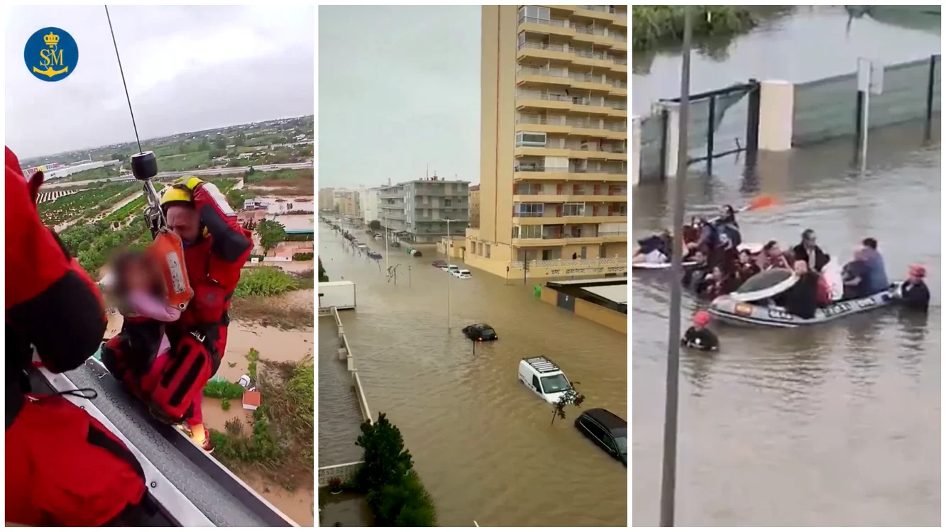 Inundații severe în estul Spaniei: cel puțin patru morți și zeci de evacuări în regiunea Valencia și Catalonia