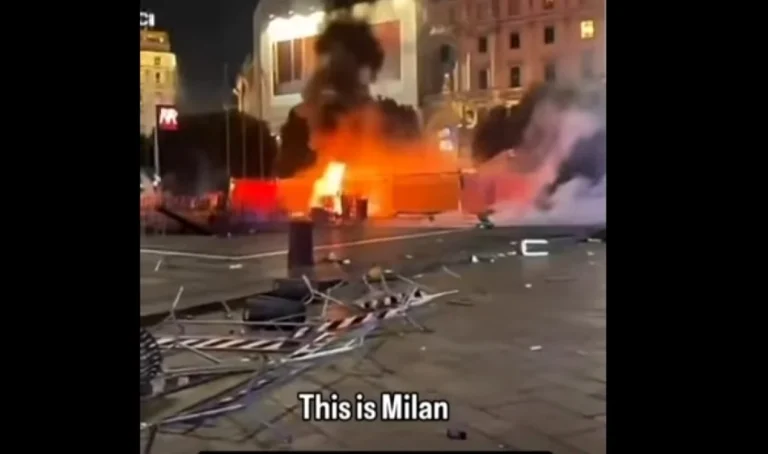 Italia trimite 500 de militari la Milano după violențele din proteste; magazine de lux închise