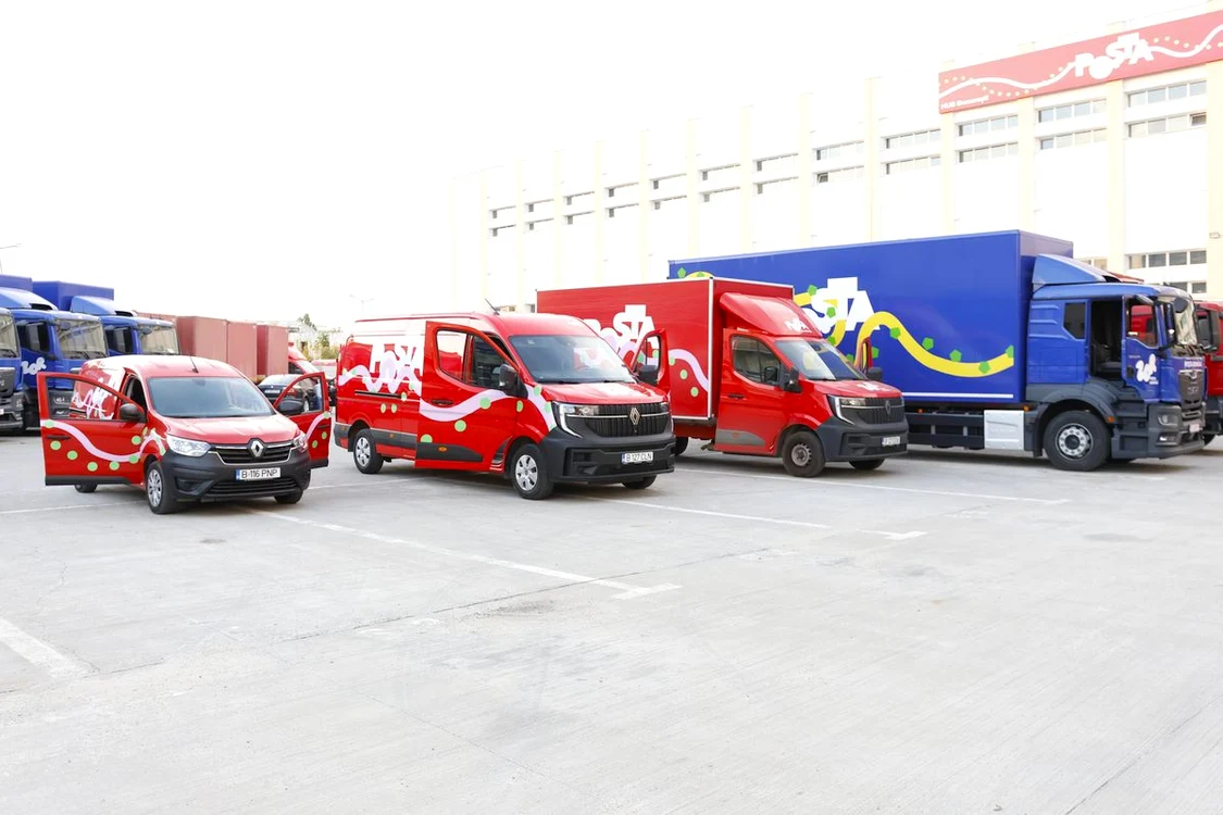 Poșta Română mărește capacitatea de transport: 24 autocamioane și 12 remorci în proiectul FLOTA ZOR