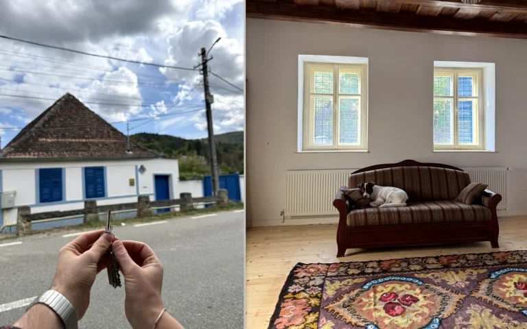 O căsuță renovată din Bazna, vândută cu 73.000 de euro, a stârnit admirație pe Reddit