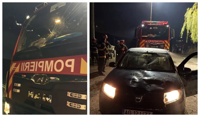 Pompier rănit de localnici cu o cărămidă, în timpul unei intervenții la Ștefănești. Reacția lui Raed Arafat