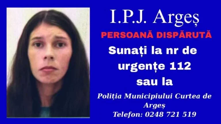 O tânără de 26 de ani și cei trei copii ai săi sunt dați dispăruți în comuna Corbi, Argeș