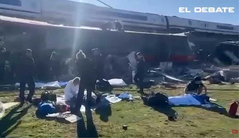Un român a fost rănit în accidentul feroviar din Spania; MAE: a primit îngrijiri, nu este internat