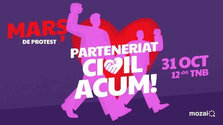Marș la București pentru recunoașterea legală a cuplurilor necăsătorite: „Ne-am săturat să fim ignorați”