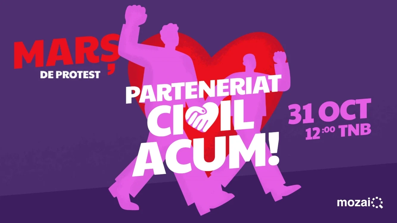 Marș la București pentru recunoașterea legală a cuplurilor necăsătorite: „Ne-am săturat să fim ignorați”