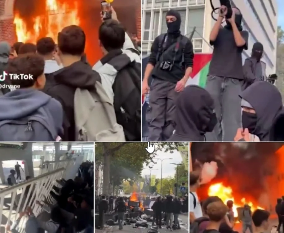 Proteste violente în Franța: peste 1.700 de rețineri într-o zi, aproape 400 de licee închise; elevii anunță o nouă mobilizare