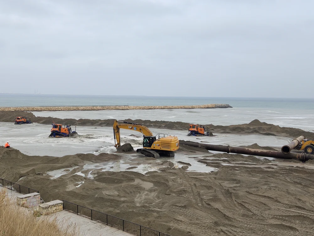 O nouă plajă de aproximativ 30 de hectare se amenajează între Saturn și Mangalia