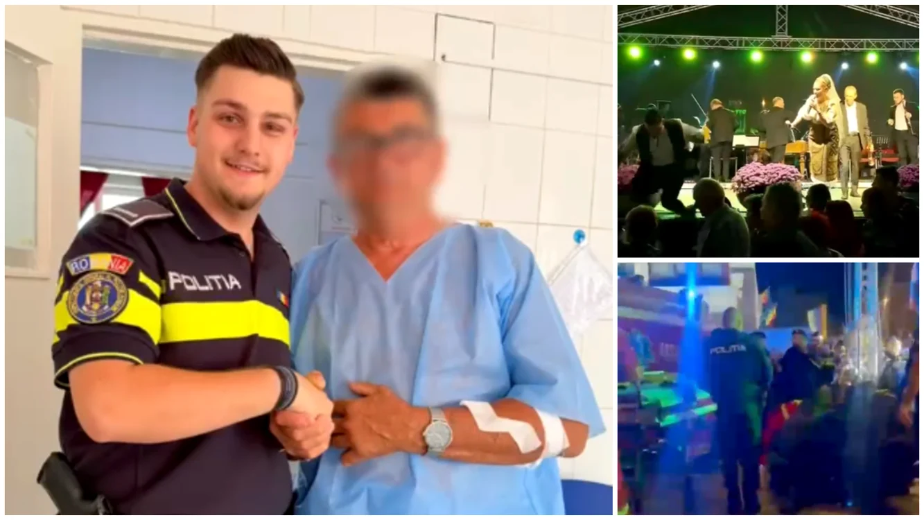 Un polițist din Argeș, interpret de muzică populară, a întrerupt recitalul pentru a resuscita un spectator inconștient
