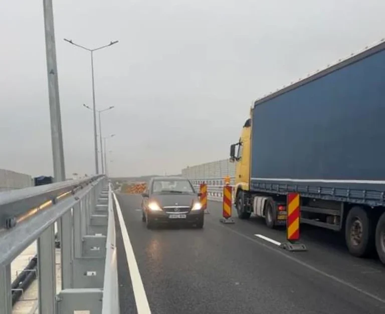 Deschis pasajul DN3 peste A0; circulația se desfășoară momentan pe două benzi